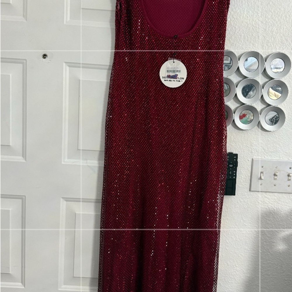 Stunning Red Sequin Maxi Dress - Picture 14 of 15